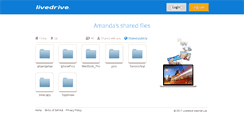 Desktop Screenshot of amandamax.livedrive.com